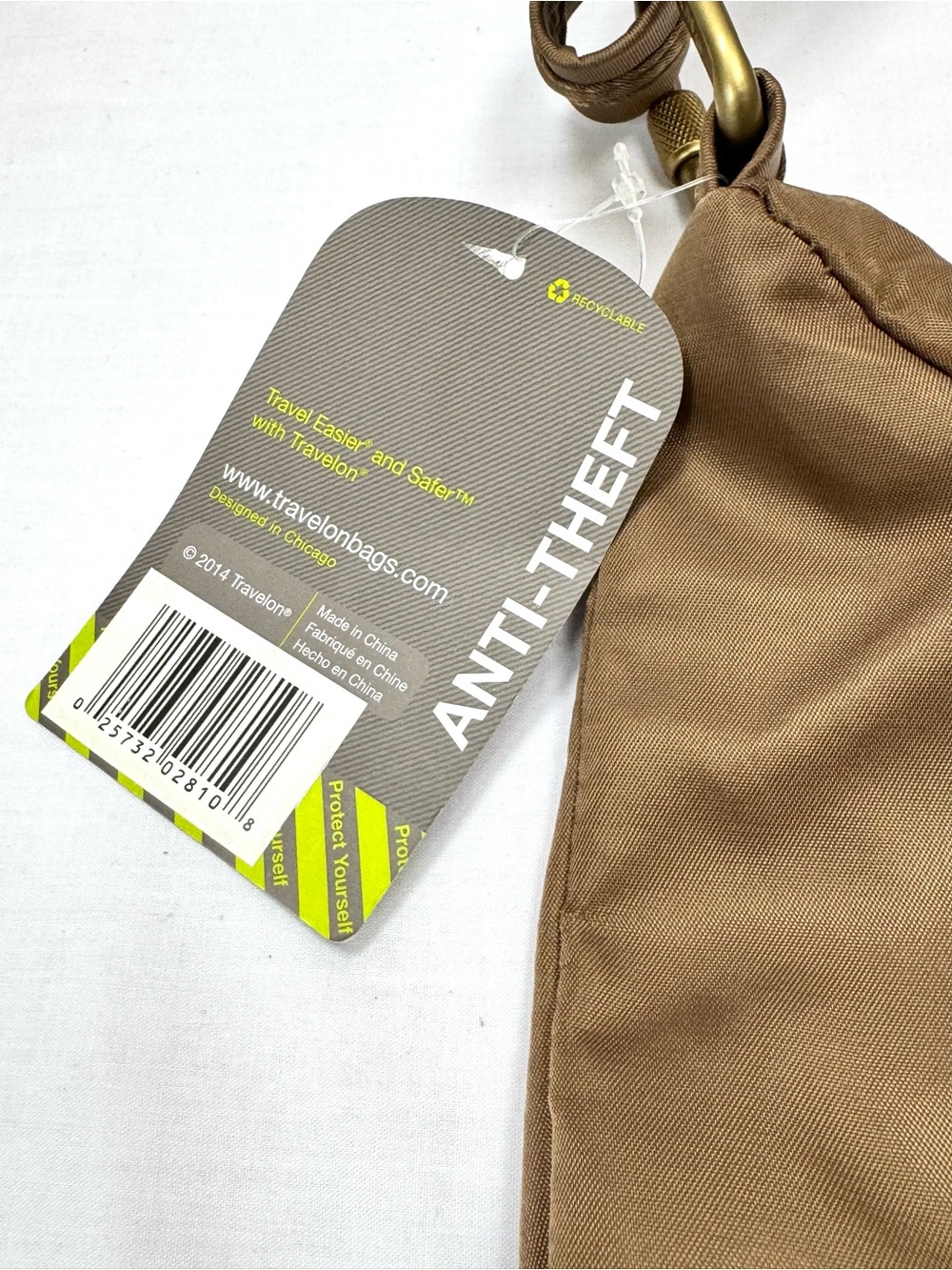 New Travelon Anti-Theft Crossbody Bag and Safe ID Wallet Set Gold NWT Travel - Picture 6 of 14
